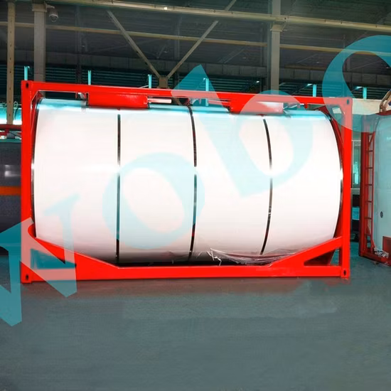 20FT/40FT Liquid Chlorine Helium Transport ISO Tank with ASME Standard
