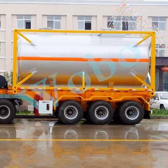 20FT/40FT Liquid Chlorine Helium Transport ISO Tank with ASME Standard