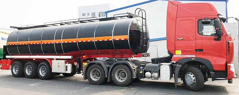 1m3- 12m3 Bitumen Transportation Tanker Asphalt Transportation Tank Trailers Oil Fuel Cement Gasoline Tanker Water Tanker with Pump for Sale in Mali
