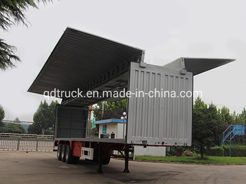Heavy Duty 3 Axles Flatbed Container And Bulk Cargo Multi-purpose Truck Semi Trailer