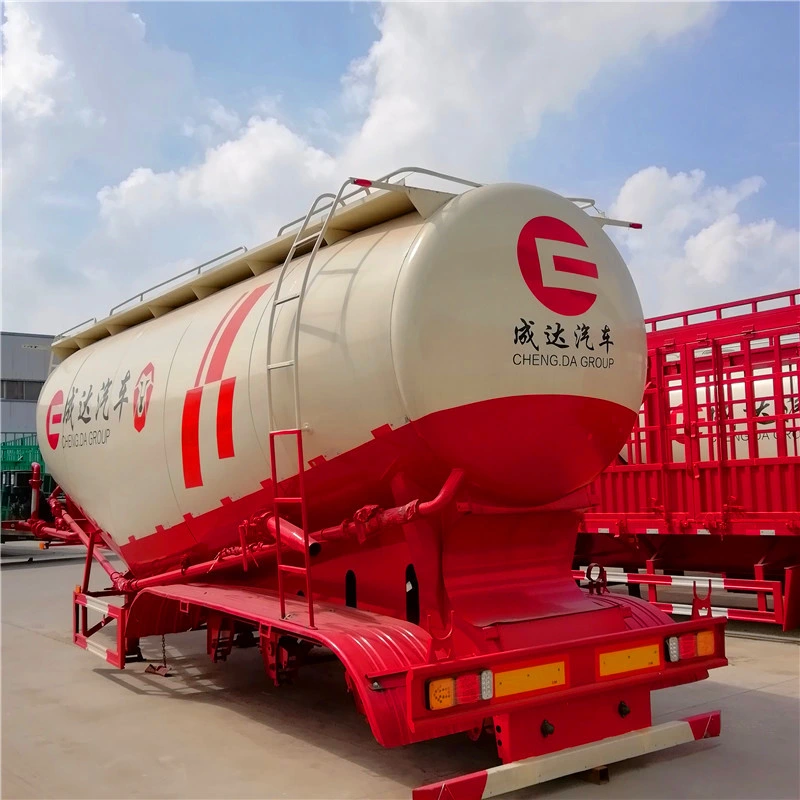 with High Quality Tri-Axle Bulk Cement Powder Tanker Semi Trailer for Sale