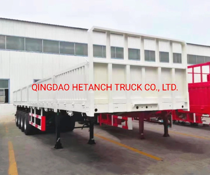 Heavy Duty 3 Axles Flatbed Container And Bulk Cargo Multi-purpose Truck Semi Trailer