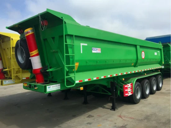 1%~10% Off Discount SINOTRUK 3/4 axle transportation Tipping tipper trailer/ 60 tons heavy duty dumping truck dump trailer