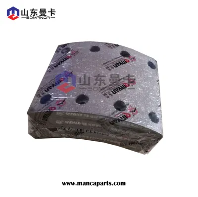 Sinotruk Front Brake Lining for HOWO Truck Wg9100440029 with Brand Qinyan