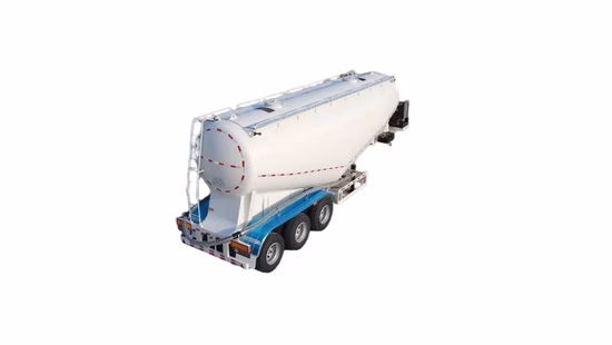Factory Price 3 Axles Bulk Cement Tanker Heavy Duty Silo Truck Trailer Ships Box Tractor Large Drum Tank Semi Trailer